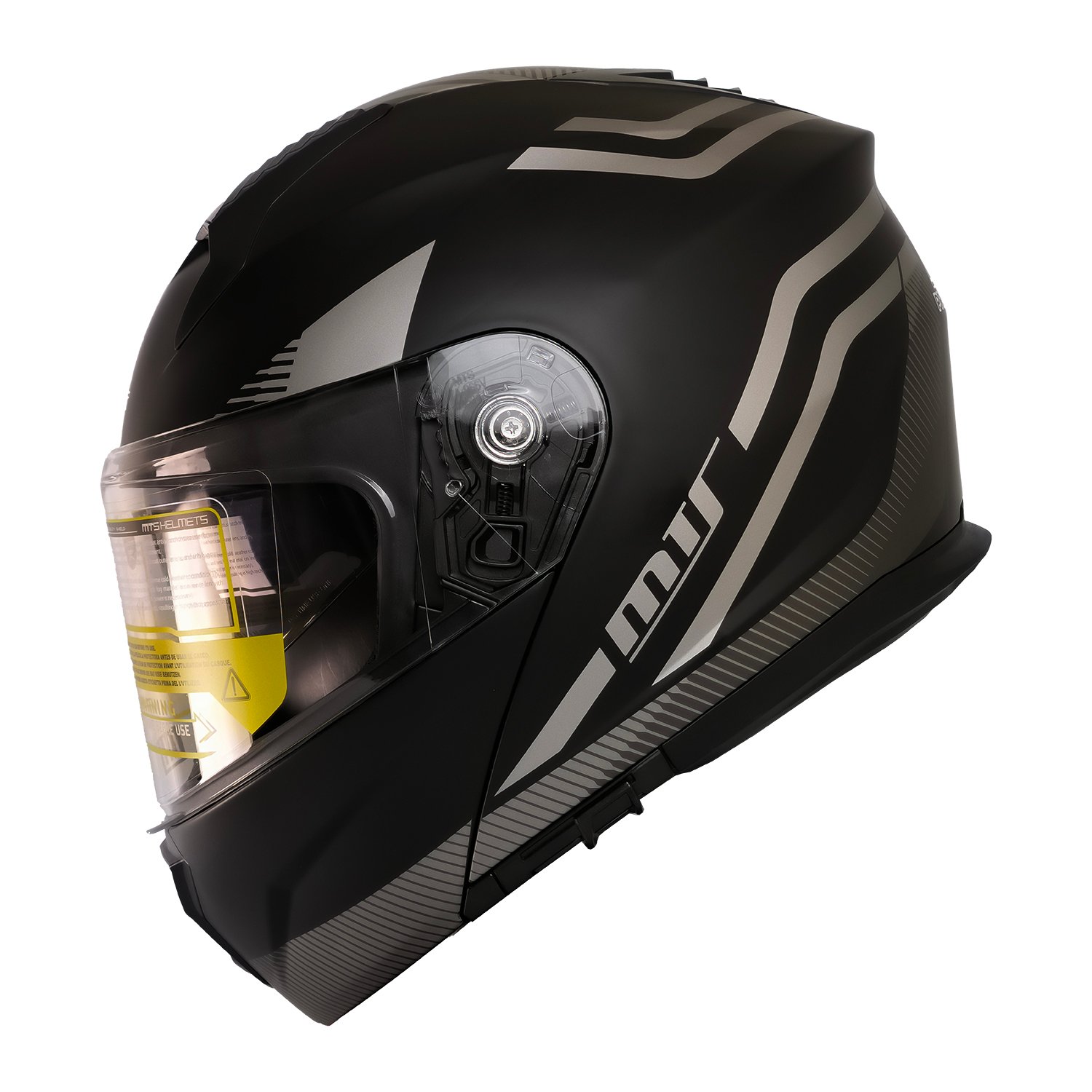 MTS M-966 V2 Çene Açılır Kask WX20 GREY