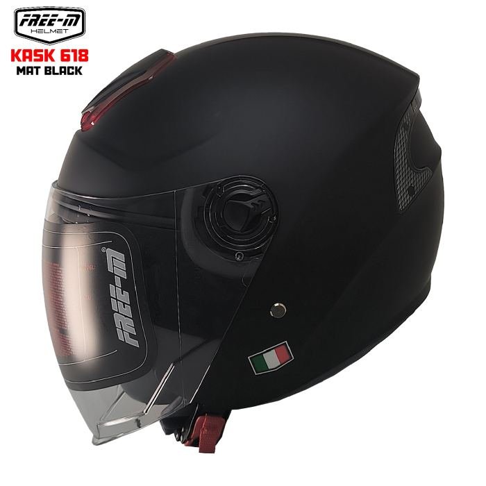 FREE-M YA-665VR YARIM KASK MAT BLACK