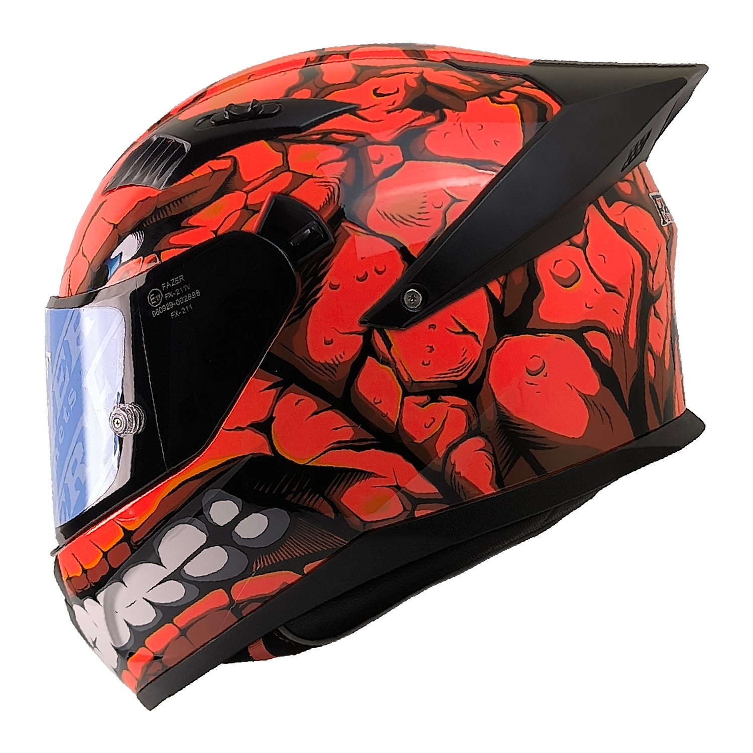FAZER HELMETS FX-211X FULL FACE KASK FANTASTIC RED