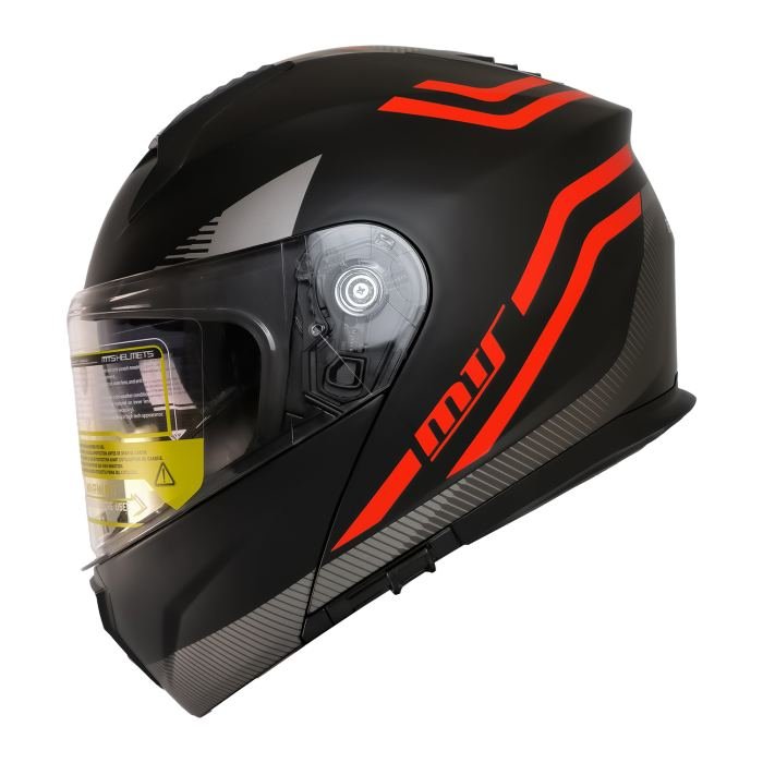 MTS M-966 V2 Çene Açılır Kask WX20 RED