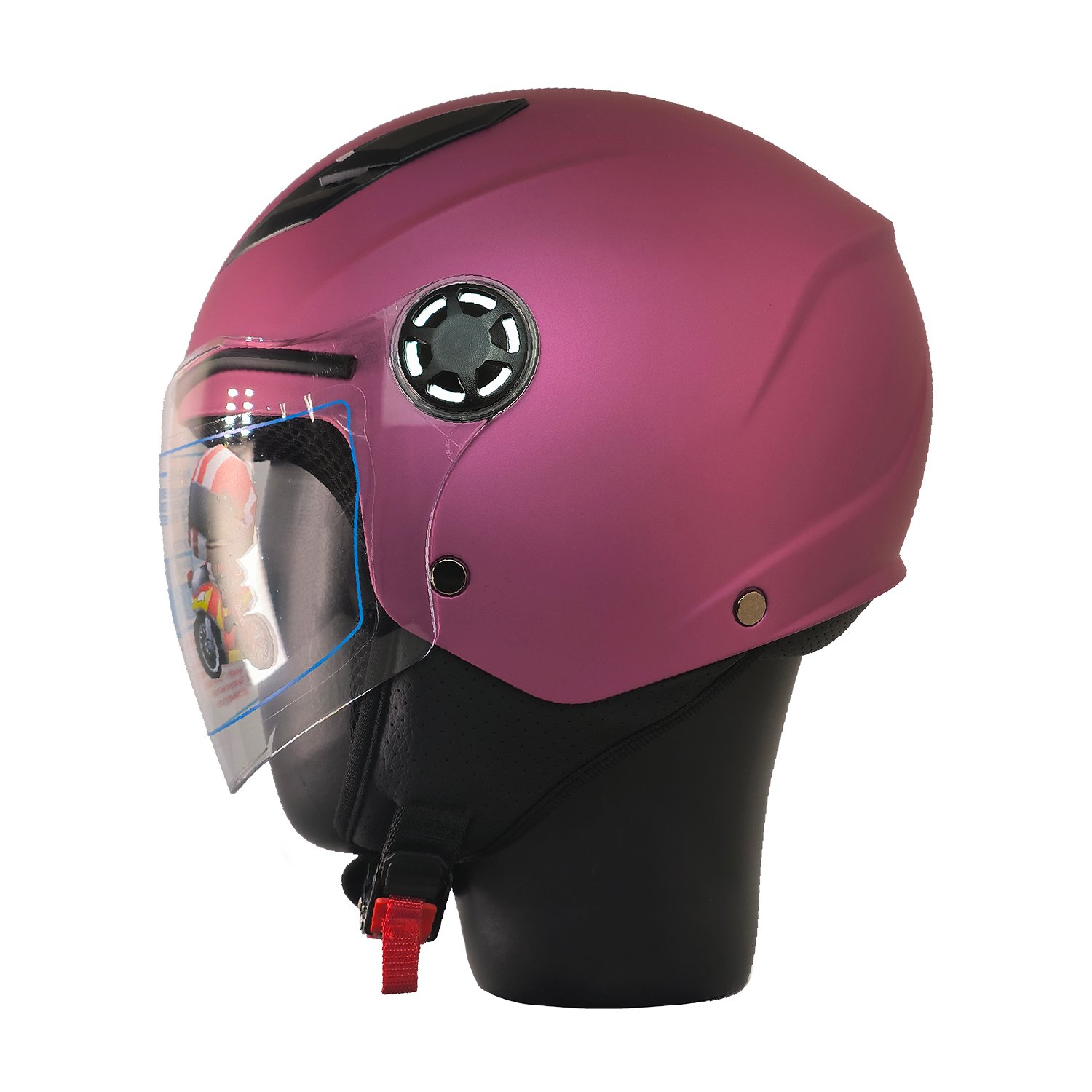 FREE-M FR-215 Çocuk Yarım Kask MAT FUCHSIA