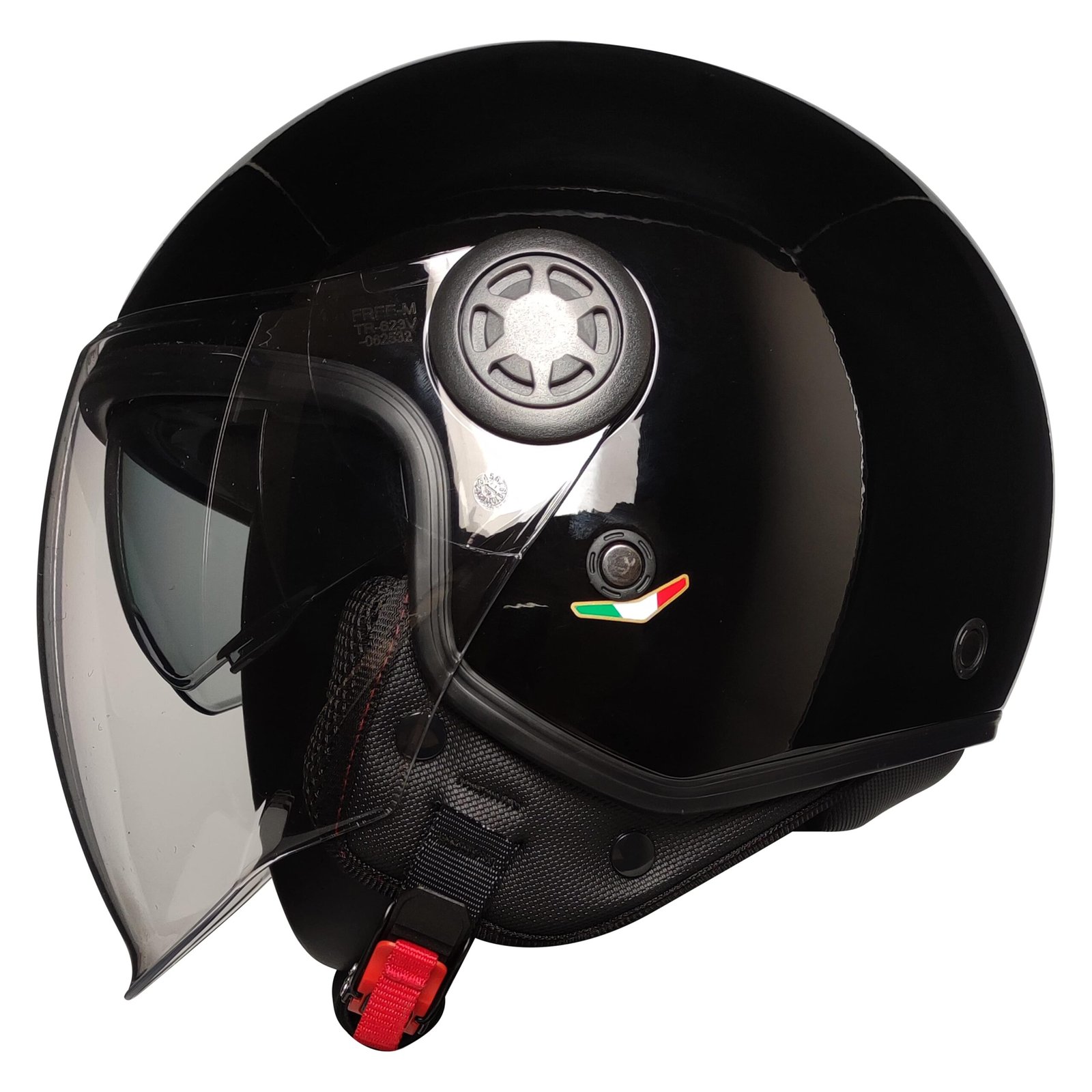 FREE-M FR-612 Yarım Kask Black