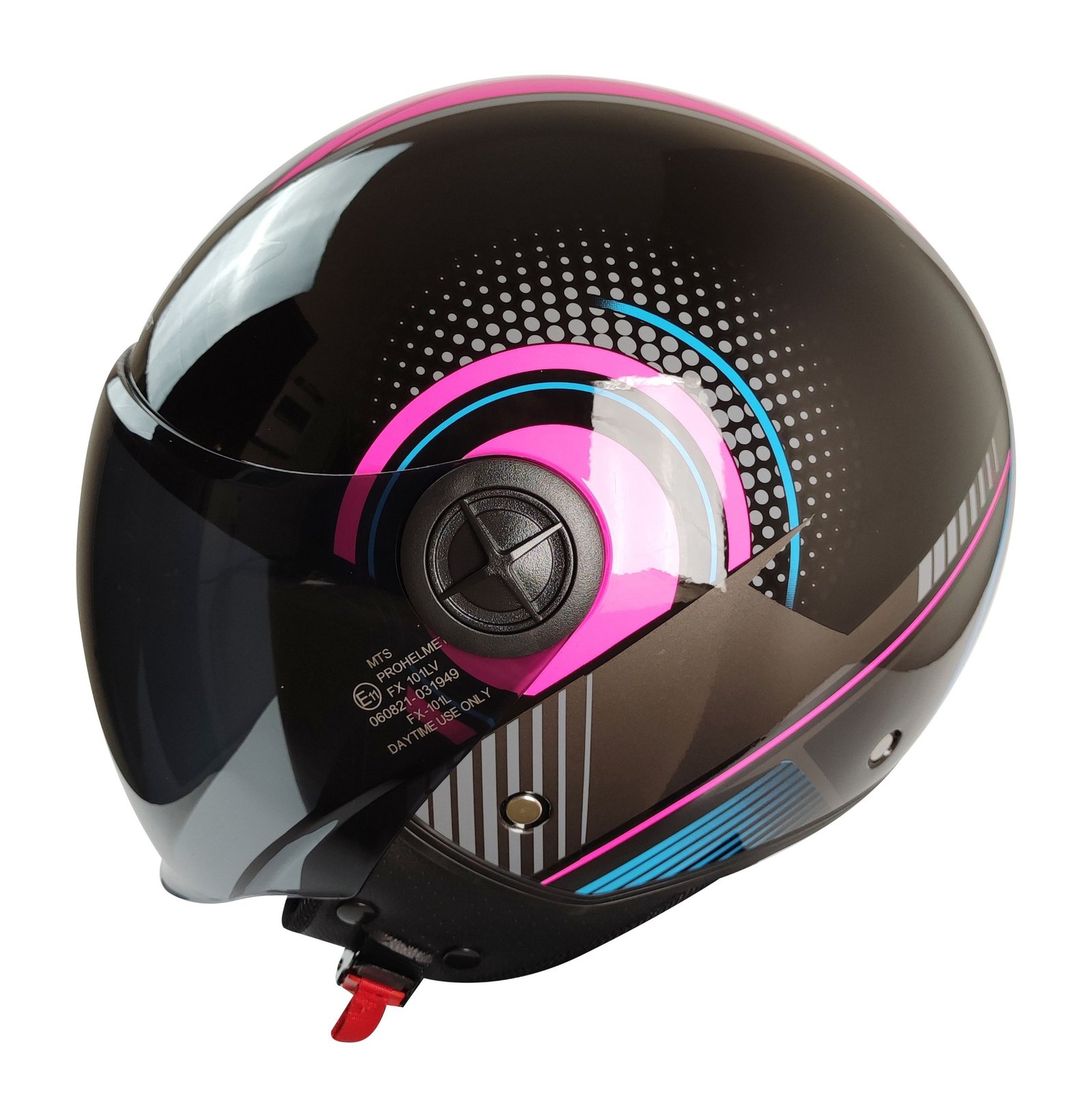 MTS FX-101 PINK WOMAN YARIM KASK