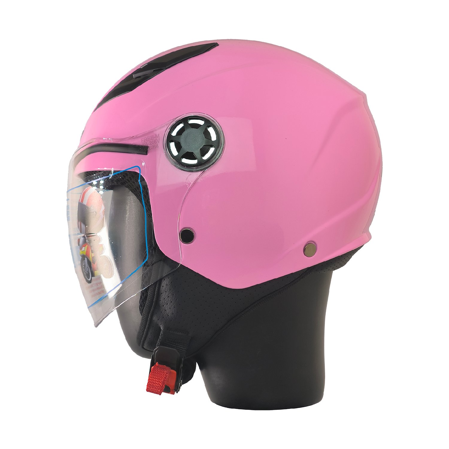 FREE-M FR-215 Çocuk Yarım Kask PINK
