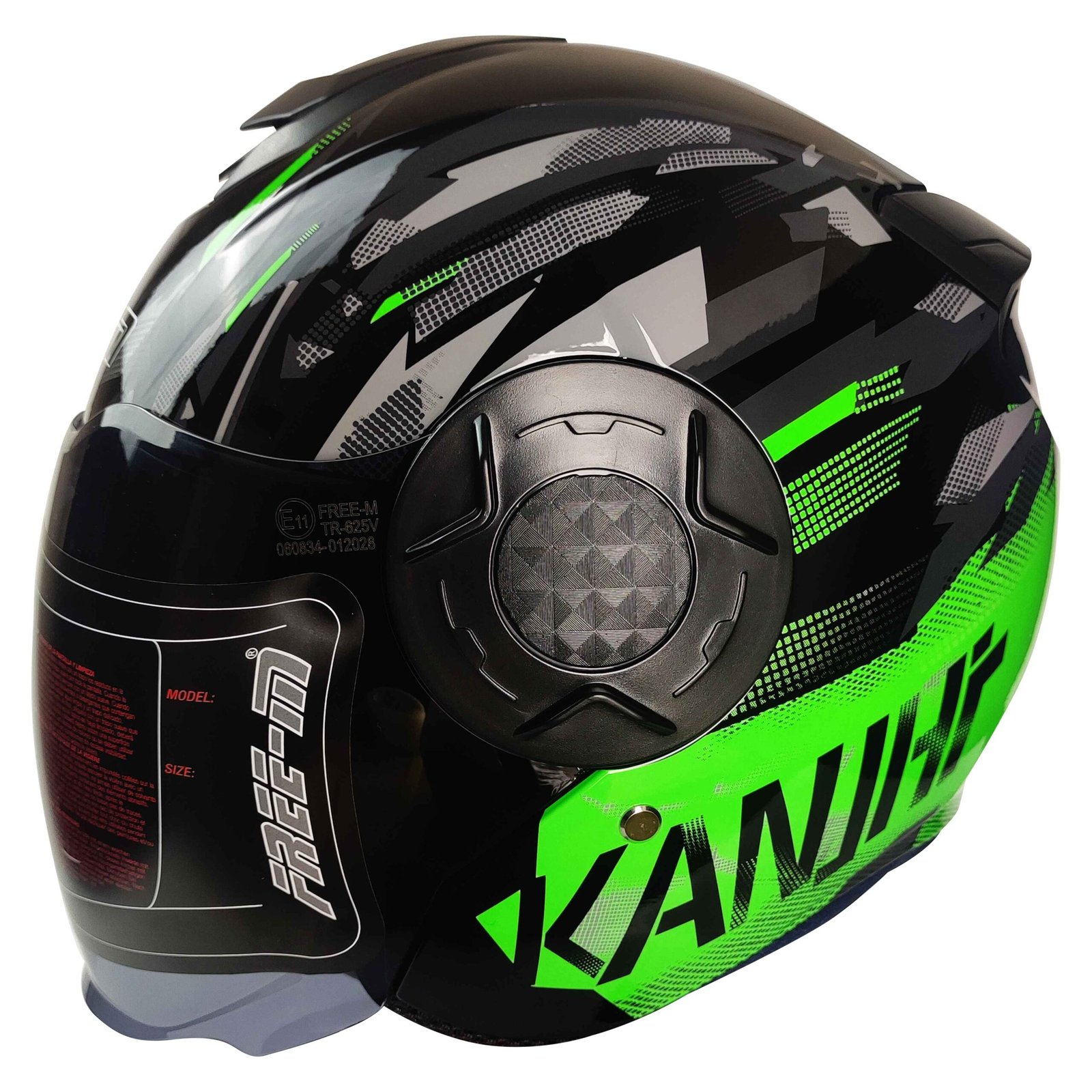 FREE-M FR-665 Yarım Kask GREEN