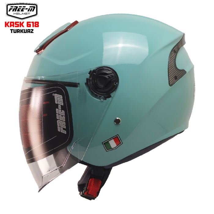 FREE-M YA-665VR YARIM KASK TURKUAZ